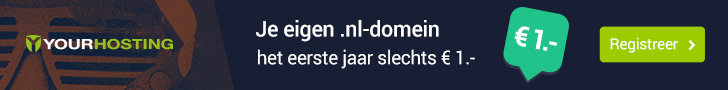 Registreer nu een .nl-domeinnaam voor € 1,-